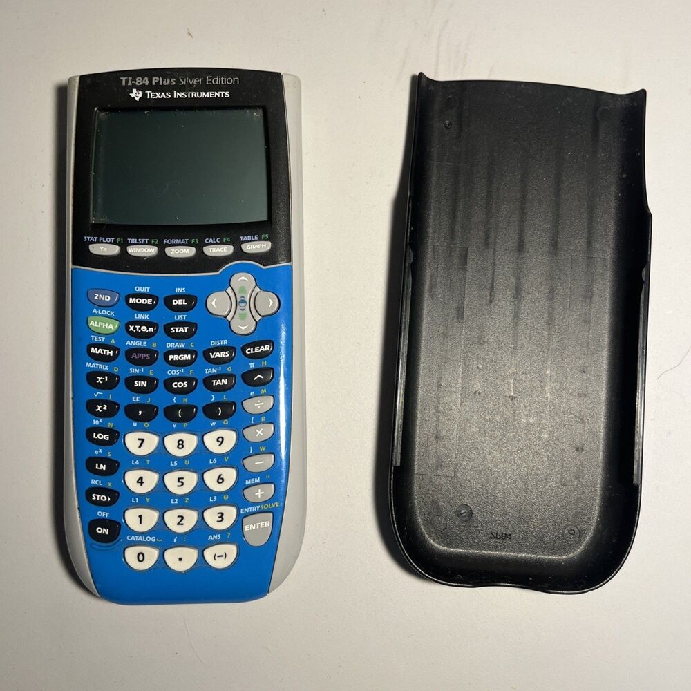 ti 84 plus silver edition blue